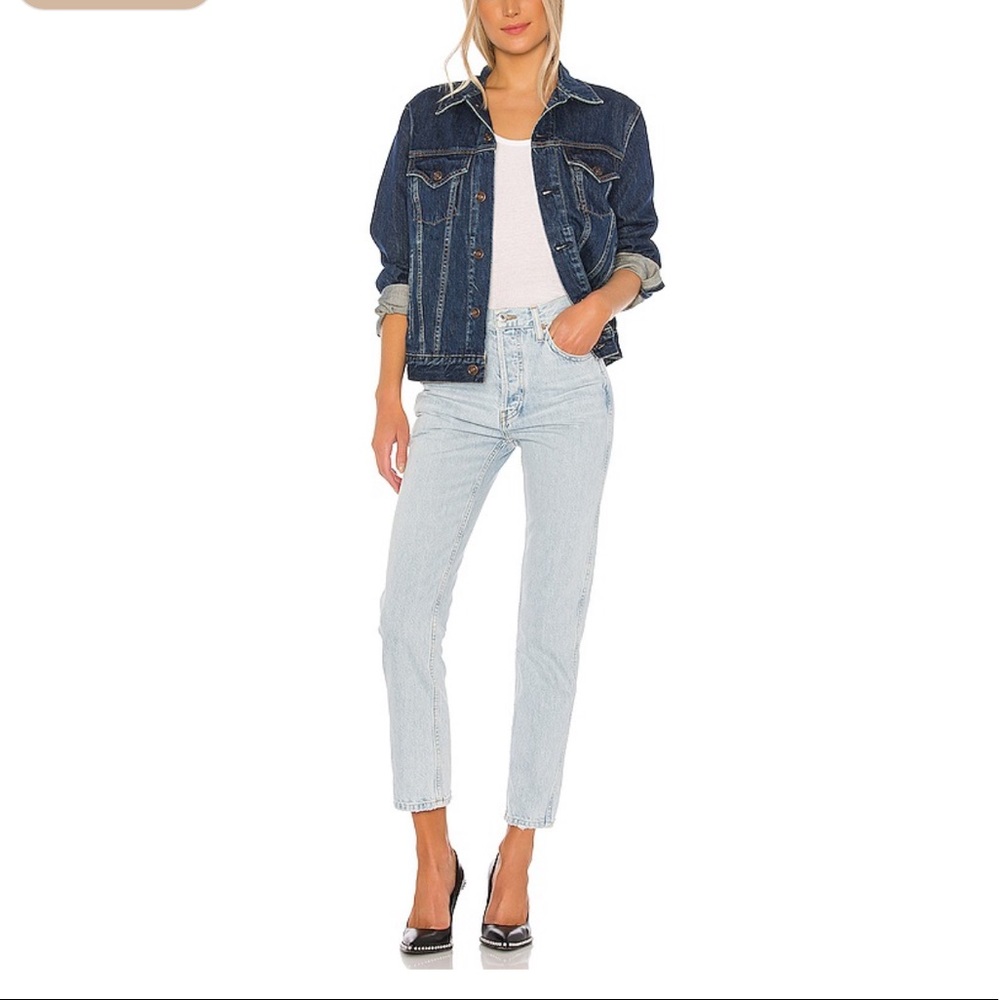 RE/DONE original 50s cigarette jeans in Aged light